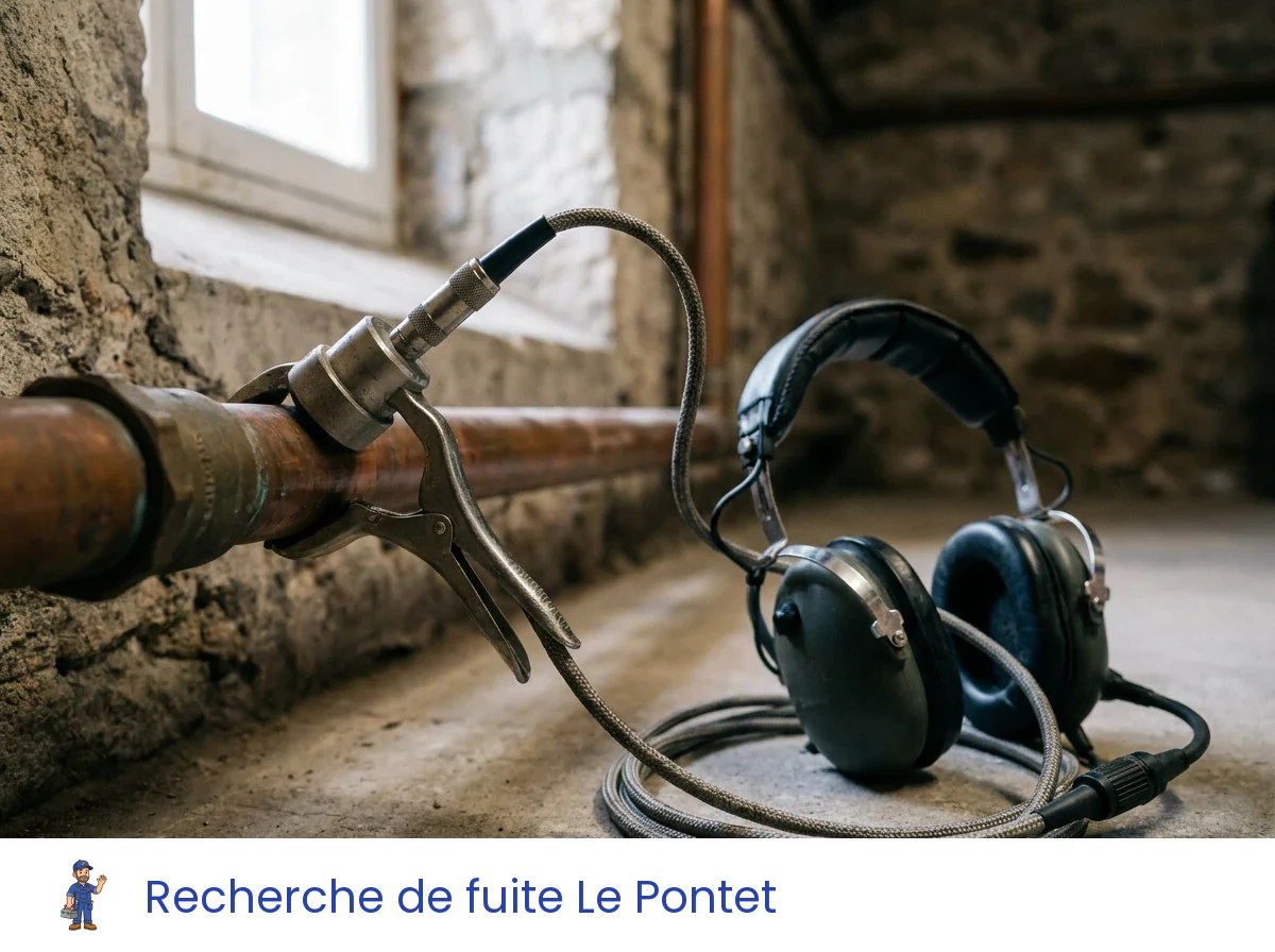 Recherche de fuite à Le Pontet