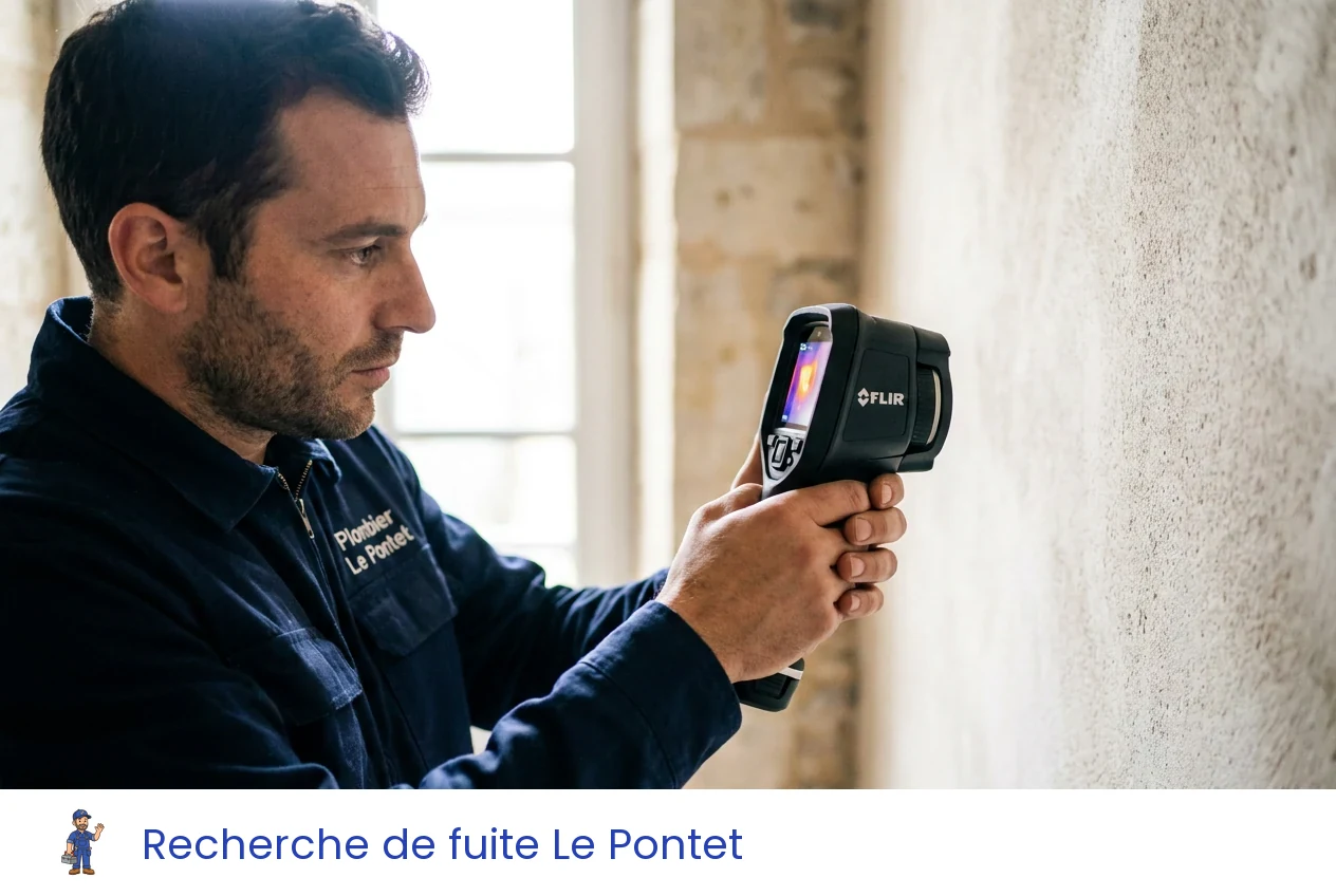 Recherche de fuite à Le Pontet