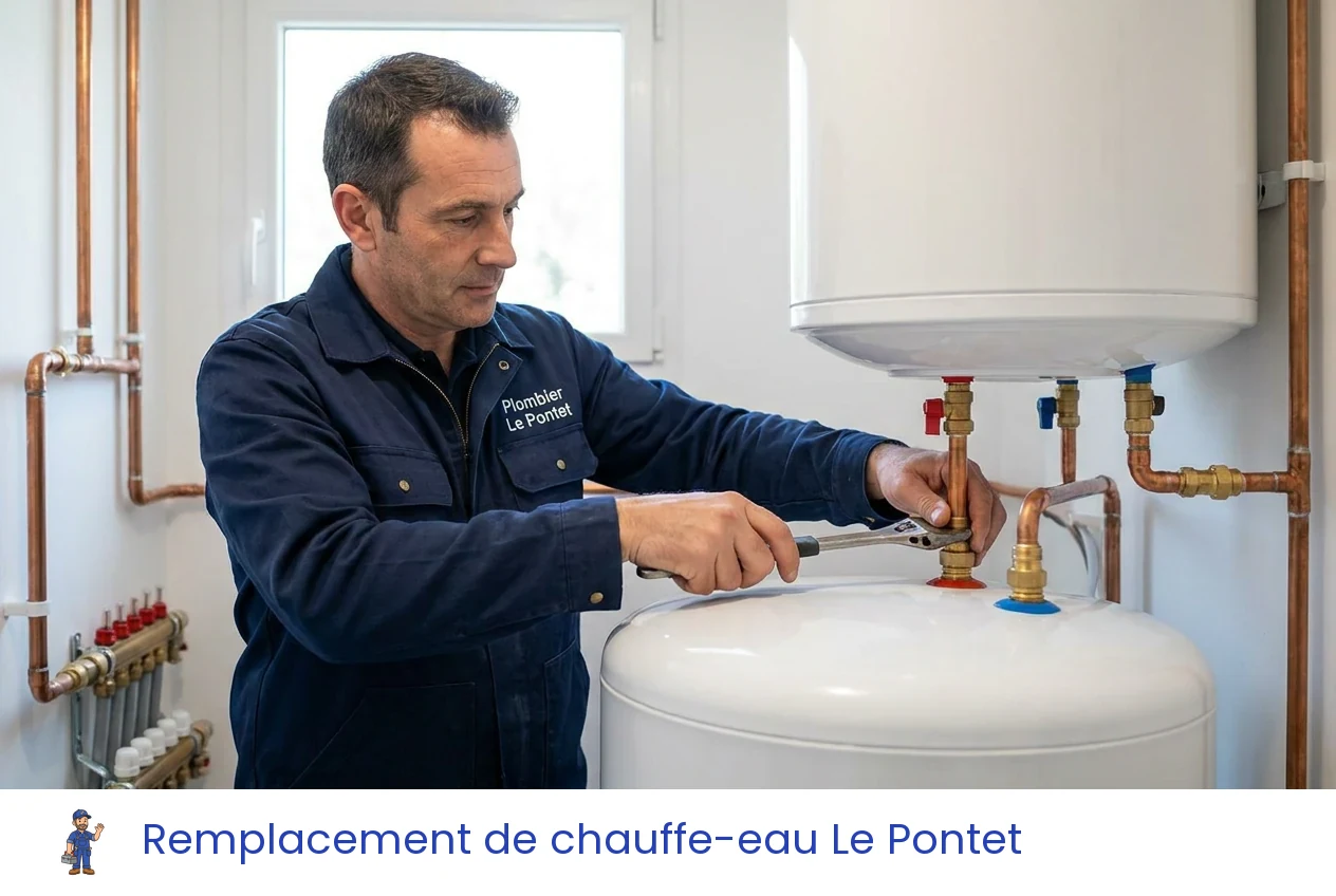 Remplacement de chauffe-eau à Le Pontet