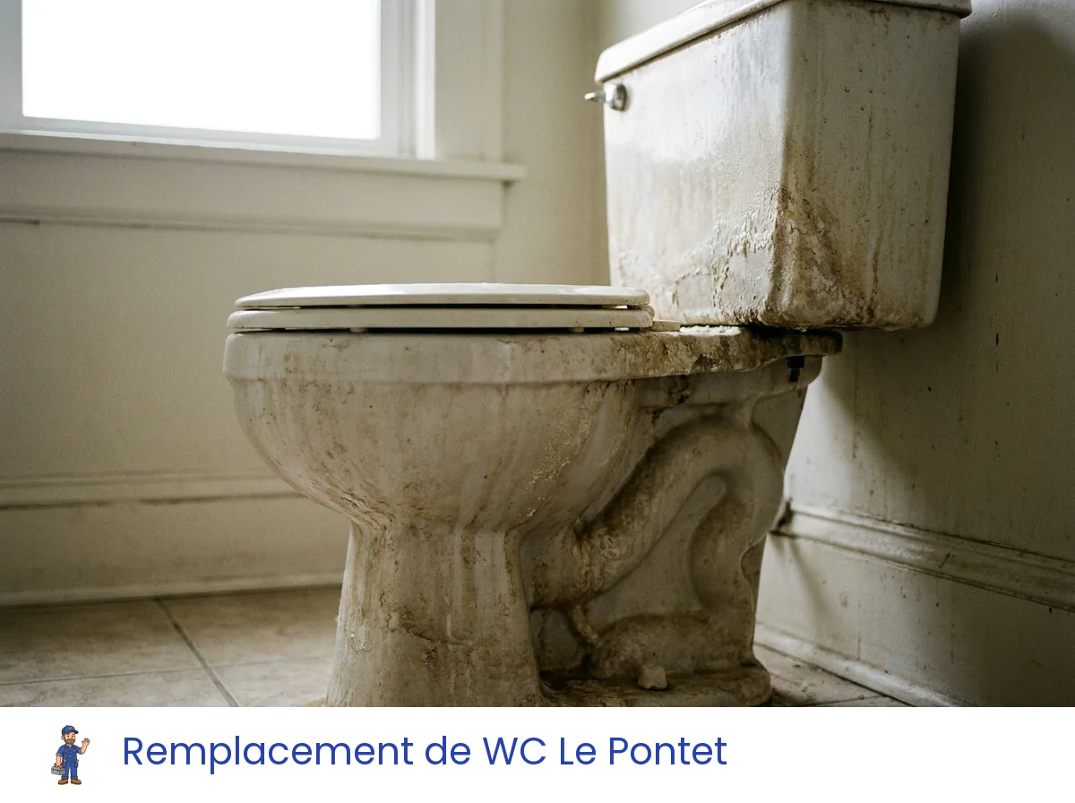 Remplacement de WC à Le Pontet