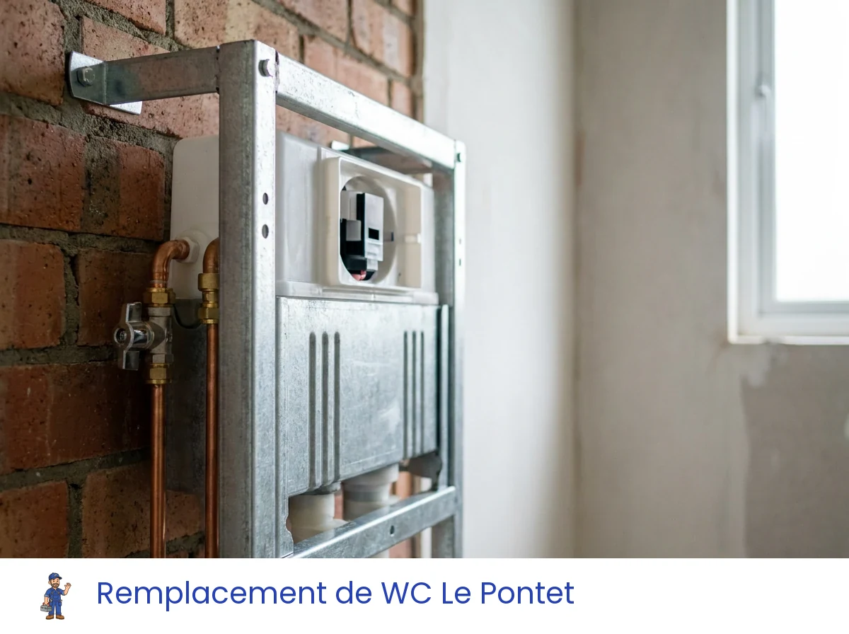 Remplacement de WC à Le Pontet